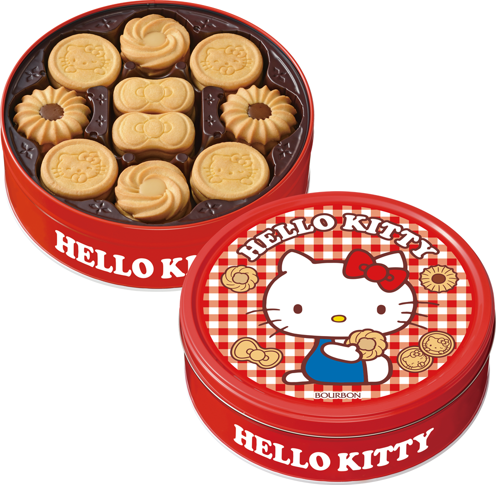 HELLO KITTY ASSORTED COOKIE TIN